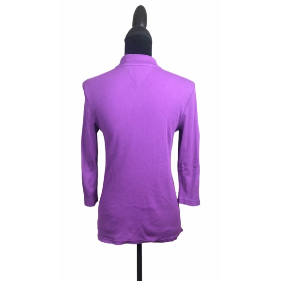 Women’s 3/4 Sleeve Collared Top - Picture 4 of 6